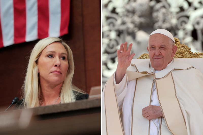 Marjorie Taylor Greene’s Cryptic Post After Pope Francis’ Death Sparks Outrage—But Who Was She Really Targeting?