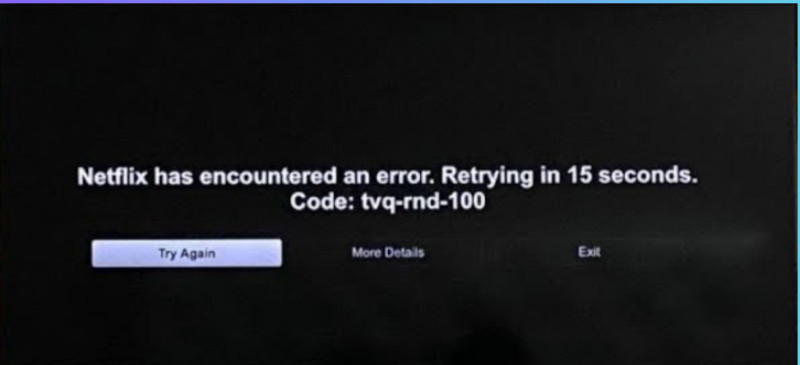 Netflix Outage: Is Your Screen Stuck on Error Code TVQ-RND-100?
