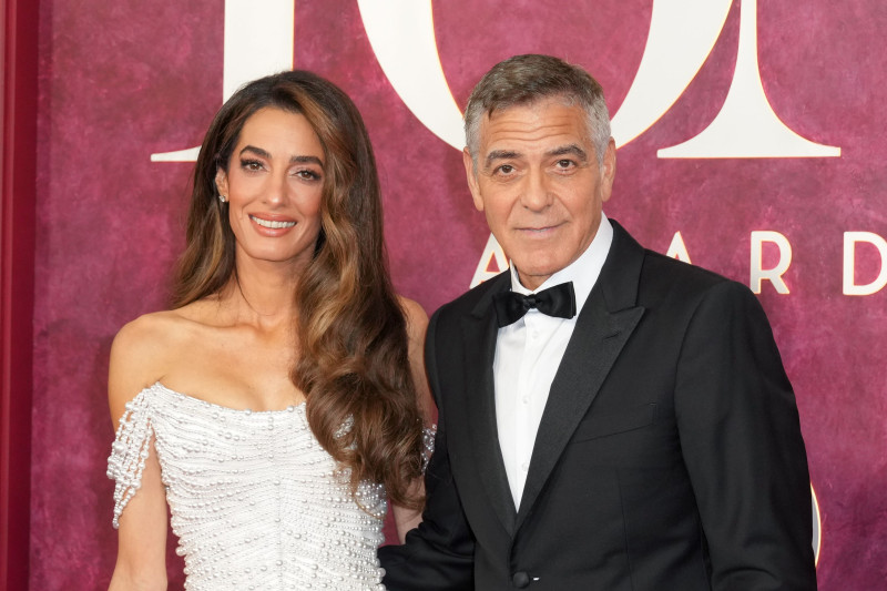 Amal Clooney Turns Heads at Tony Awards—But What Did George Whisper After Losing?