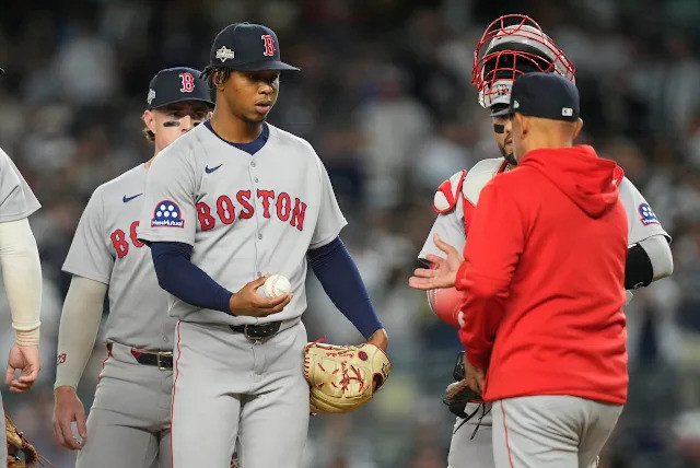 Cora Pulls Bello Early in Red Sox Wild Card Loss to Yankees