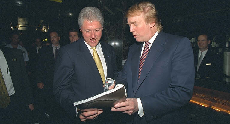 Bill Clinton and Donald Trump Photo Controversy