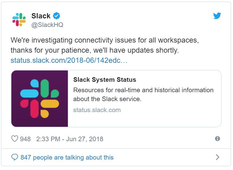Slack Outage Resolved: Users Relieved After Short Disruption