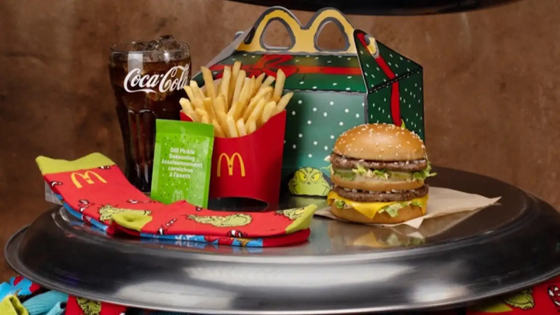 McDonald's Unveils the Mischevious Grinch Meal for the 2025 Holiday Season