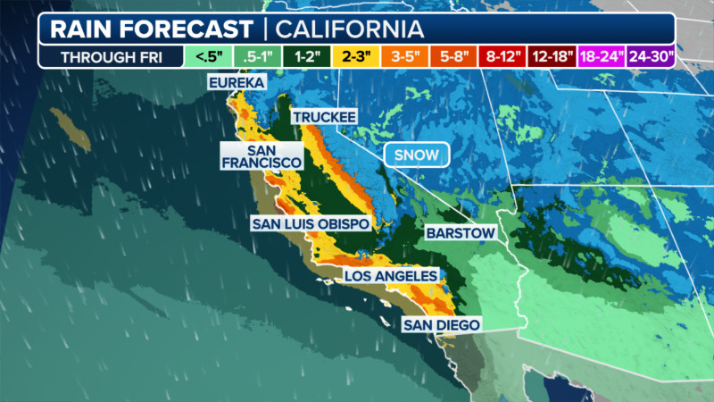 California Weather Forecast: Heavy Rain and Flooding Threat Affects Holiday Season