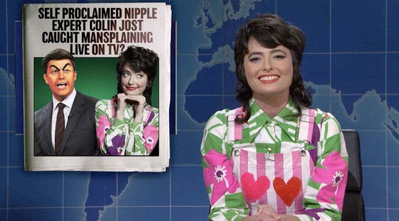 Sarah Sherman's Drunk Raccoon Antics on SNL's Weekend Update