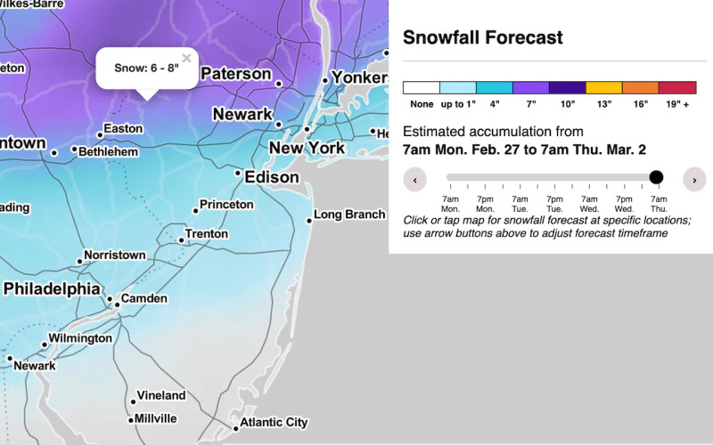Snow Accumulation in New Jersey: A Winter Update