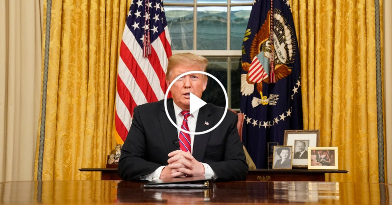 Trump Delivers Prime-Time Address to the Nation from White House