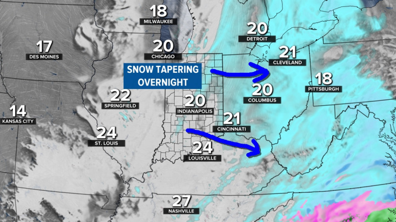 Winter Weather Prompts School Closings and Delays in Indianapolis