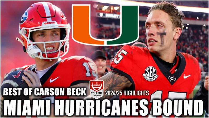 Carson Beck's National Championship Journey and Miami's Defensive Drama