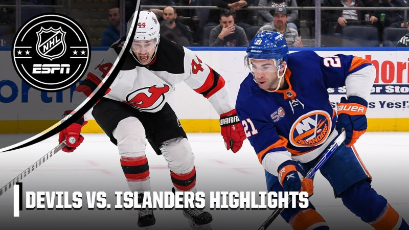 New Jersey Devils vs. New York Islanders Face Off