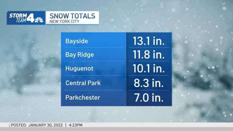 NYC's Biggest Storm in Years: Snow Totals, MTA Shutdowns, and State of Emergency