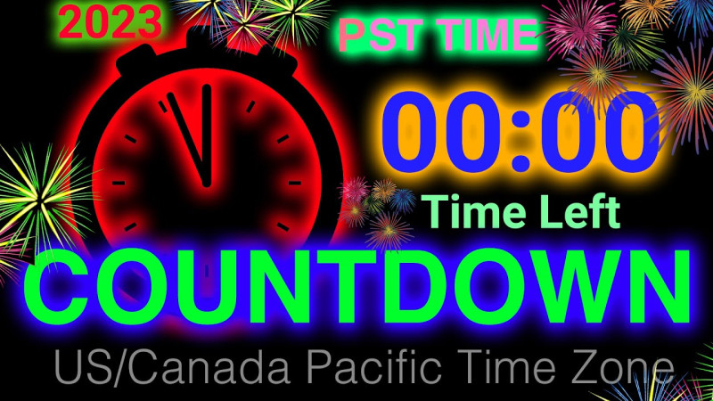 New Year's Countdown in Pacific Time: A West Coast Celebration