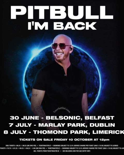 Pitbull's 'I'm Back' Tour: 2026 North American Summer Extravaganza