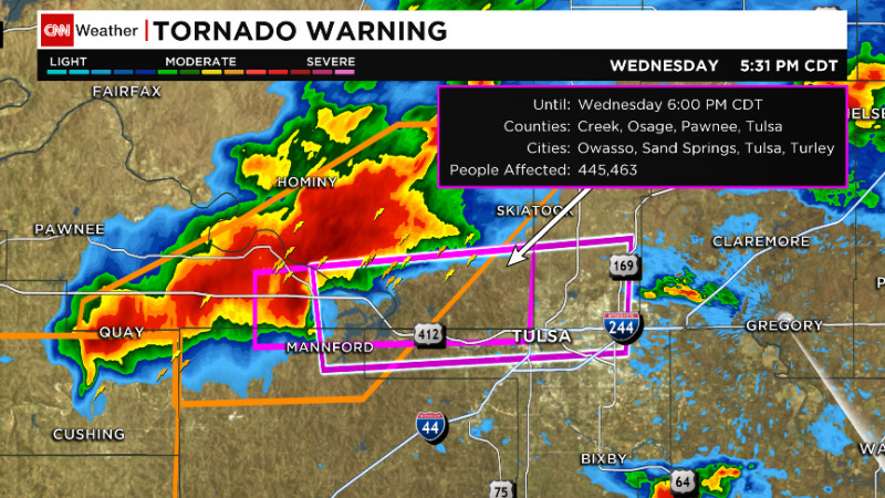 Weather Alert: Tulsa and Surrounding Areas Under Severe Weather Watch