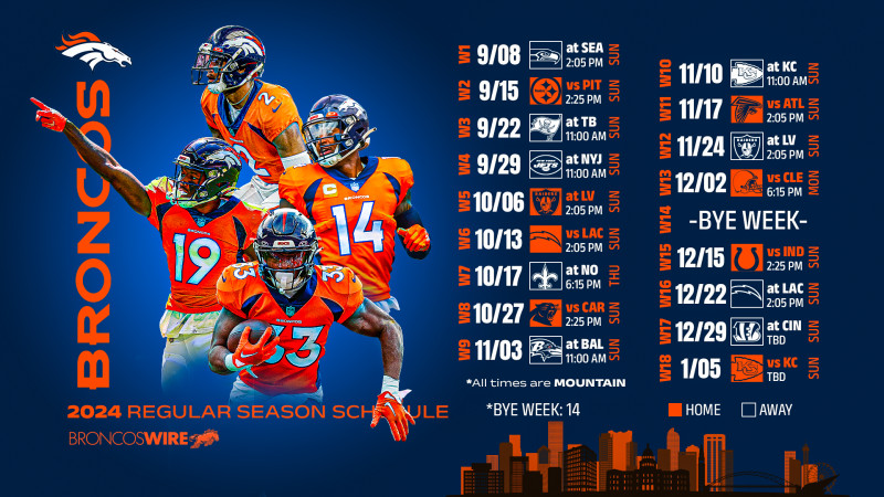 Broncos' Next Matchup: A Closer Look at Their 2026 Schedule