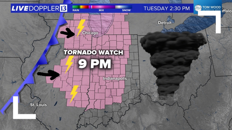 Current Weather Conditions and Alerts Across Indiana