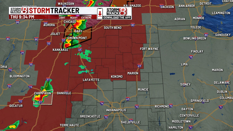Today's Weather Outlook in Indianapolis and Tornado Alerts