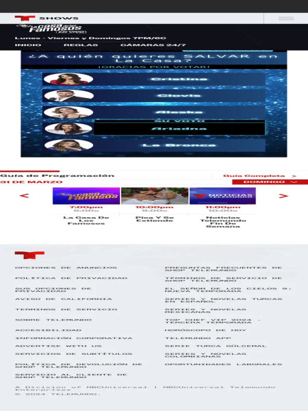 La Casa de los Famosos: The Weekly Vote That Keeps Fans on Edge