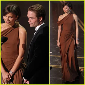 Robert Pattinson and Zendaya's Surprise Oscars Moment