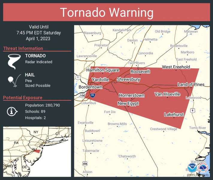 New Jersey Braces for Severe Weather as Tornado Watch Intensifies