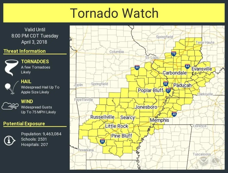 St. Louis Braces for Severe Weather as Tornado Watch Looms