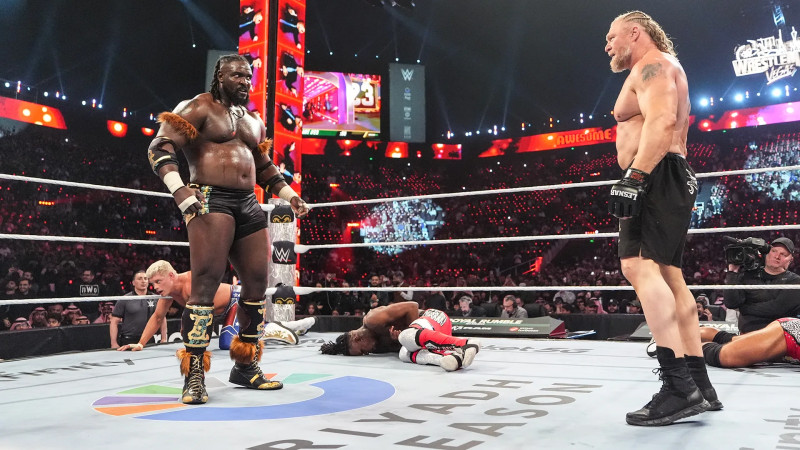 WrestleMania 42: Oba Femi Rises to Brock Lesnar's Challenge