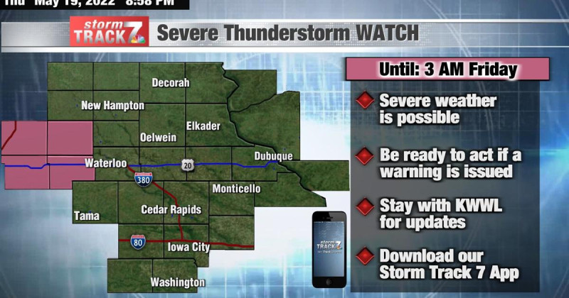 KWWL Severe Weather Update: Storms Rage Across Eastern Iowa